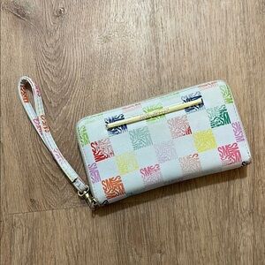 STEVE MADDEN | White Full Zip Wallet